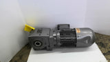 Nord SK02050AZH-80LP/4CUSTWZ Gear Motor 1 HP 230-460 V 14.72:1 Ratio SK80LP/4