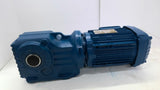 SEW KA47DRN80M4 Gear Reducer 1 HP 230/460 Volts 46.03:1 Ratio