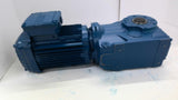 SEW KA47DRN80M4 Gear Reducer 1 HP 230/460 Volts 46.03:1 Ratio