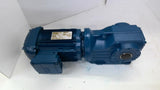 SEW KA47DRN80M4 Gear Reducer 1 HP 230/460 Volts 46.03:1 Ratio