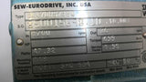 SEW SA47DRS71S4 Gear Motor .50 HP 230/400 Volts 47.32:1 Ratio Hollow Shaft