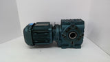 SEW SA47DRS71S4 Gear Motor .50 HP 230/400 Volts 47.32:1 Ratio Hollow Shaft