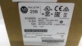 Allen Bradley 25B-D013N104 Power Flex 525 AC Drive 7.5 HP 323-528 Volt 3 Phase