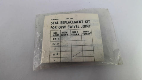 Pneumatic Seal Replacement Kit 2 1/2"-3"