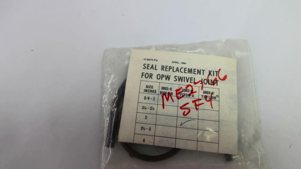 H-8675-PA Pneumatic Seal Replacement Kit 2"