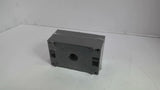 Red Dot IH3-1-LM Outlet Box 1/2" Three Hole Silver