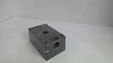 Red Dot IH3-1-LM Outlet Box 1/2" Three Hole Silver