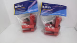Brady Ball Valve Lockout 4 Legged Valve Size Range 1/2" to 2.5" Lot of 2