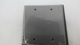 Thomas and Betts 2CCB Red Dot Blank Covers Two Gang Silver Lot of 11