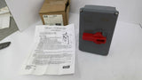Hubbell HBLDS3 Circuit Lock Disconnect Switch Type 4X 12K 30 AMP 600VAC Max