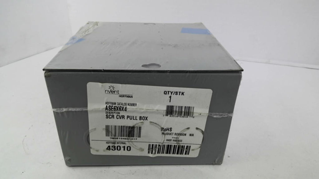 Hoffman ASE6x6x4 Electrical Junction Box SCR CVR Pull Box