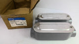 Eaton C45-CGN 1-1/4" C Conduit Body with Cover and Neoprene Gasket