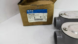 Eaton C45-CGN 1-1/4" C Conduit Body with Cover and Neoprene Gasket