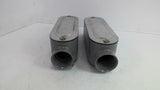 Eaton C45-CGN 1-1/4" C Conduit Body with Cover and Neoprene Gasket