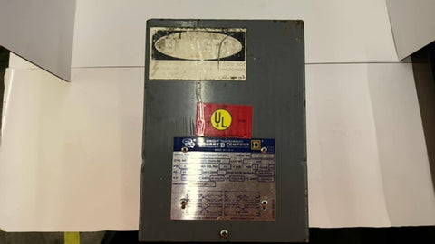 Square D 11551-12645-001 3 KVA Transformer Single Phase 240x480 Pri 120/240 Sec