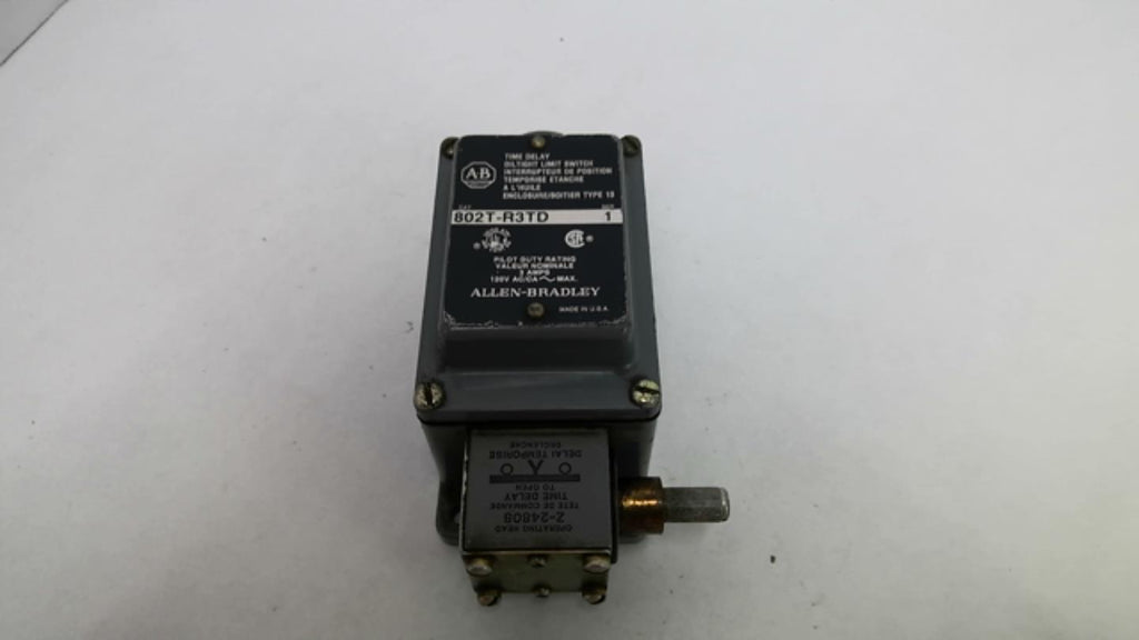Allen-Bradley 802T-R3TD Time Delay Oiltight Limit Switch 802T-R3TD