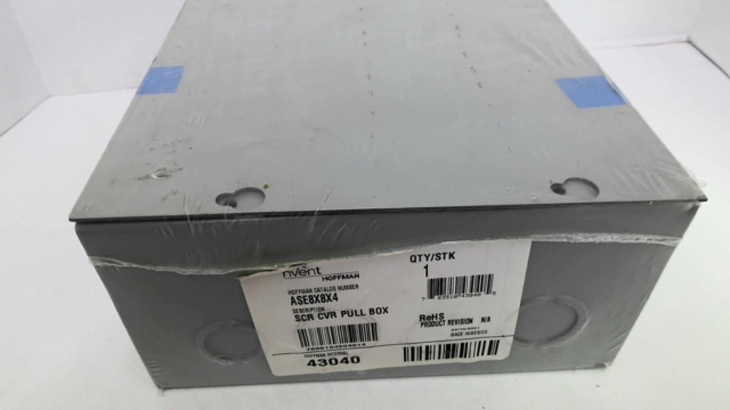 Hoffman ASE8X8X4 SCR CVR Pull Box ASE 8x8x4