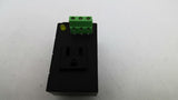Murr Electronik 676166 Panel Receptacle 110 VAC 15A