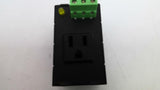 Murr Electronik 676166 Panel Receptacle 110 VAC 15A