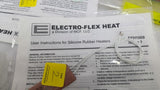 Electro-Flex Heat Assorted Silicone Rubber Heaters Lot of 5
