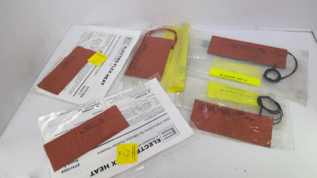 Electro-Flex Heat Silicone Rubber Heaters Assorted Sizes