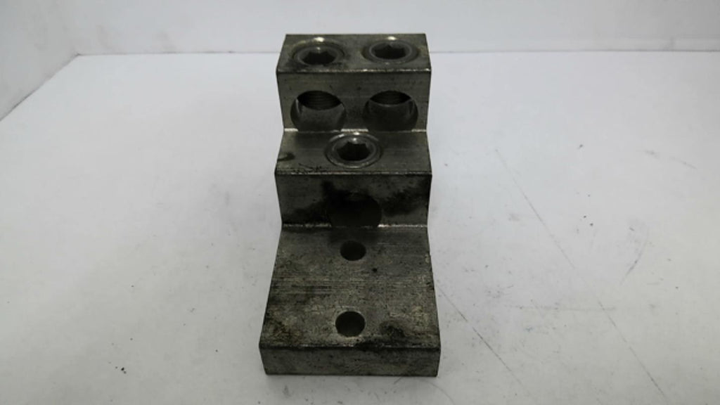 Burndy PB3-600 2 Hole 3 Conductor Mechanical Terminal Lug