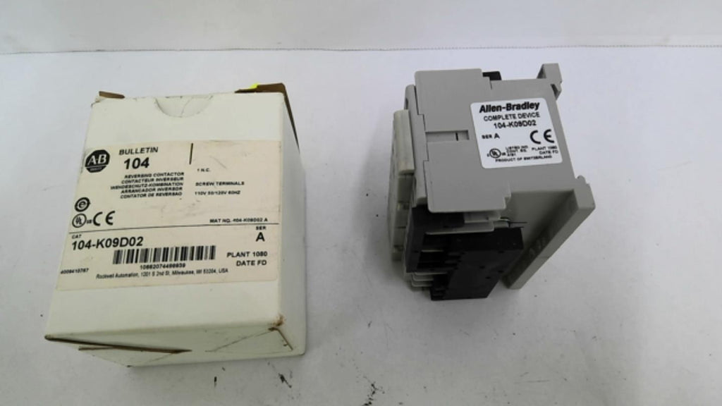 Allen-Bradley 104-K09D02 Reversing Contactor