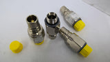 Staubuli RM1 12/JV Quick Attach Coupling Lot of 4
