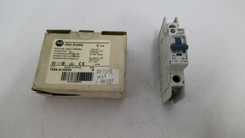 Allen Bradley 1489-A1D020 Industrial Circuit Breaker Single Pole