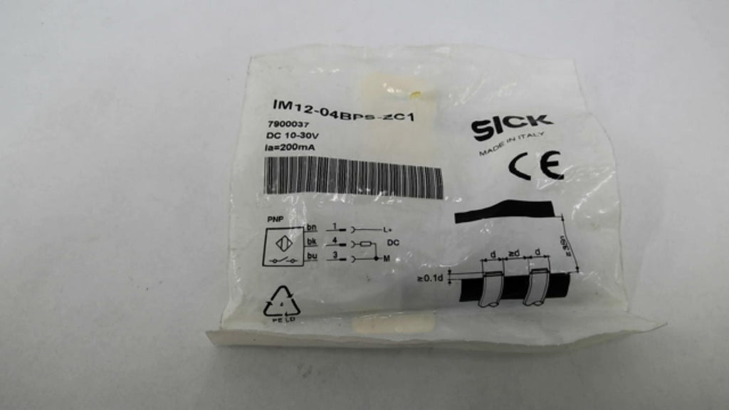 Sick IM12-04BPS ZC1 Sensor Proximity 4MM Sense PNP