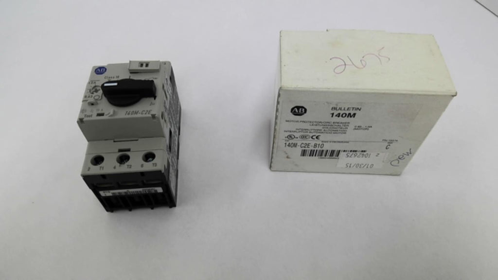 Allen Bradley 140M-C2E-B10 Motor Protector Circuit Breaker 0.63-1.0 Amp