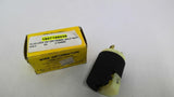 Hubbell 7545-C Insulgrip Twist Lock Dead Front Plug 15A 125V 2 Pole 2 Wire
