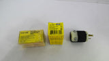 Hubbell HBL5266C Straight Blade Plug Insulgrip 2 Pole 3 Wire Grounding Lot of 2
