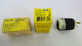 Hubbell HBL5266C Straight Blade Plug Insulgrip 2 Pole 3 Wire Grounding Lot of 2
