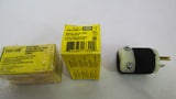 Hubbell HBL5266C Straight Blade Plug Insulgrip 2 Pole 3 Wire Grounding Lot of 2