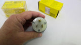 Hubbell HBL5266C Straight Blade Plug Insulgrip 2 Pole 3 Wire Grounding Lot of 2