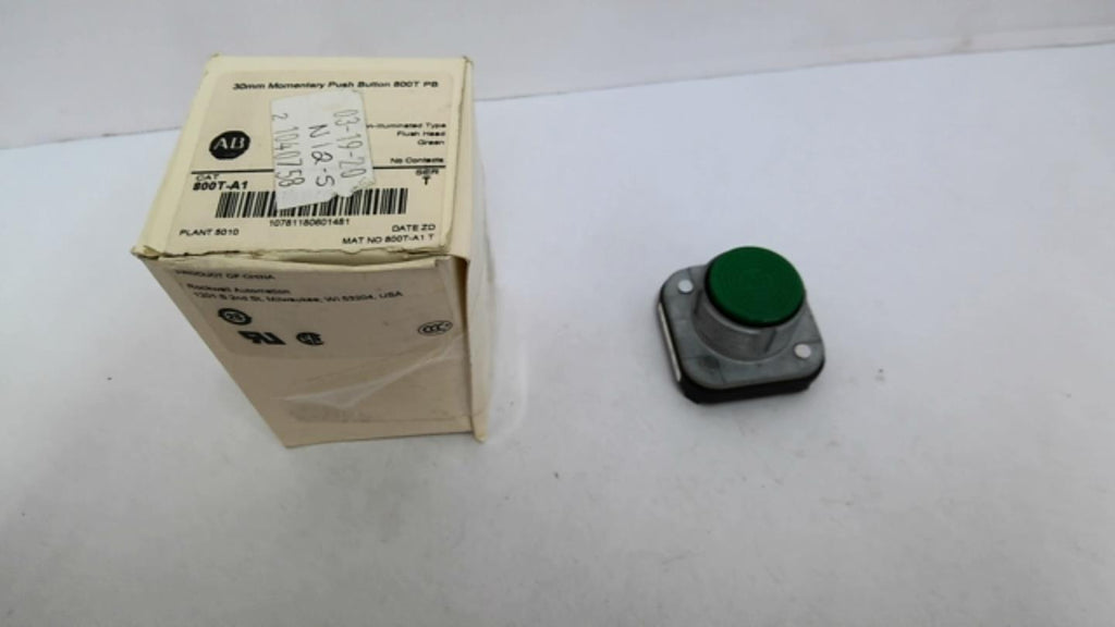 Allen Bradley 800T-A1 30MM Momentary Push Button 800T PB