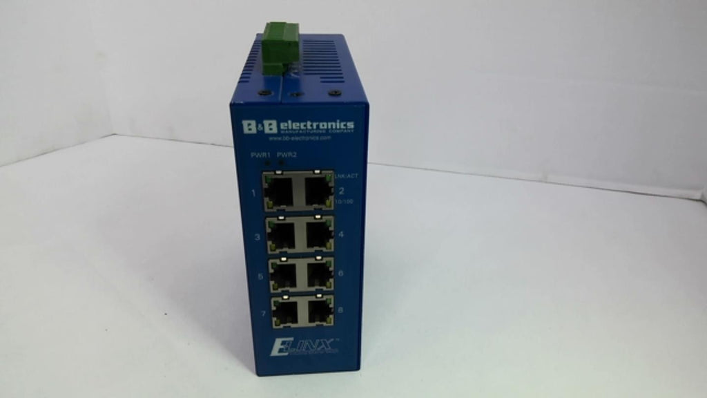 B&B Electronics EIR308 Etherwan Switch 8 Copper Ports