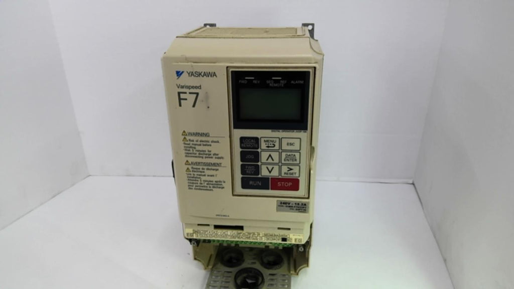 Yaskawa CIMR-F7U23P7 Varispeed F7 Drive AC 3 PH 0-240V 16.8 Amp
