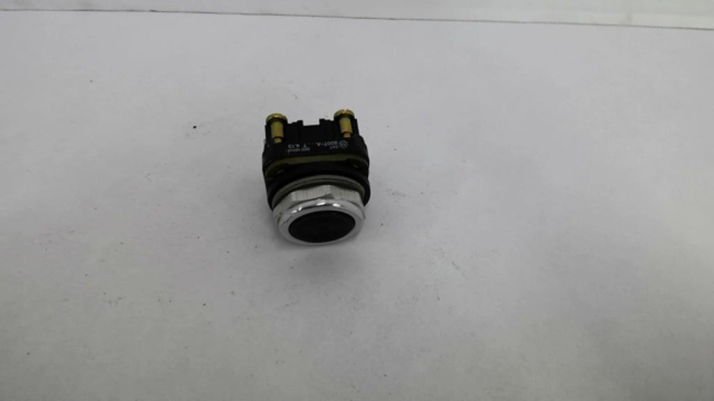 Allen Bradley 800T-A Black Flush Push Button Non Illuminated Switch