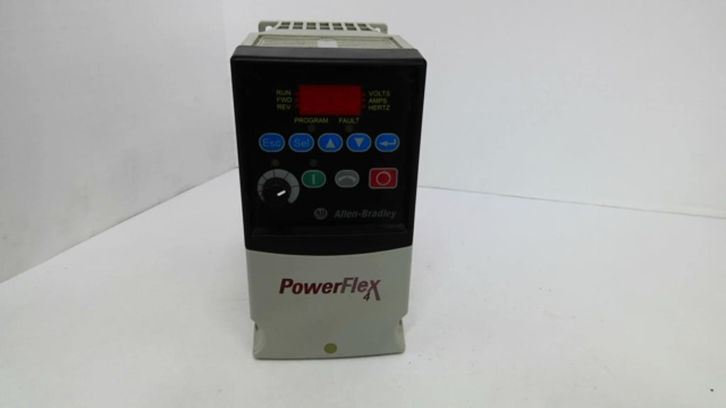 Allen Bradley 22A-D2P3N104 PowerFlex 4 1 Hp AC Drive 3PH 0-240HZ 0-460V