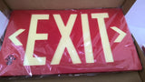 GloBrite 750-B Red Exit Sign Single Sided