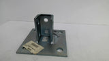 Grainger Post Base 2HZD8 6in Silver Lot of 2