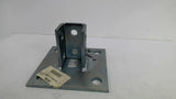 Grainger Post Base 2HZD8 6in Silver Lot of 2