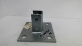 Grainger Post Base 2HZD8 6in Silver Lot of 2
