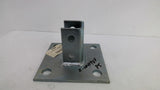 Grainger Post Base 2HZD8 6in Silver Lot of 2