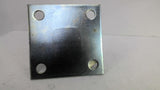 Grainger Post Base 2HZD8 6in Silver Lot of 2