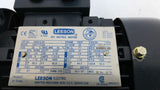Leeson 192015.30 AC Motor 1/4HP 230/460V 1655RPM 3PH 63D B3/B5