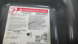 Square DHU363 Safety Switch 600VAC 100 AMP Non Fusible