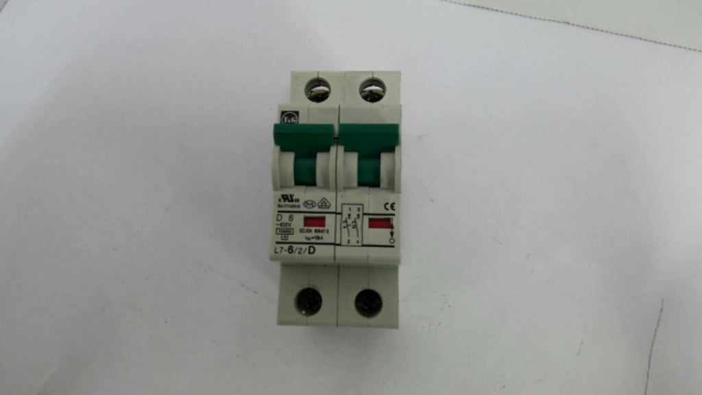 F&G D 6 Circuit Breaker 400 Volts 2 Pole